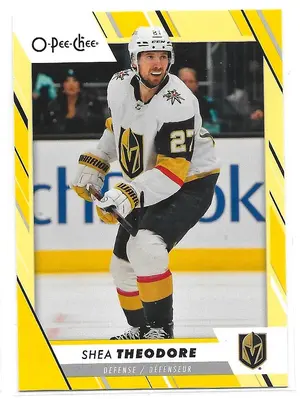 2023-24 O-Pee-Chee Yellow #494 Shea Theodore