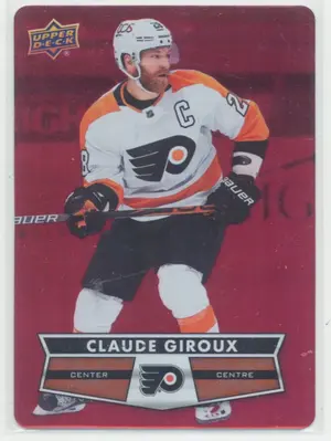 2021-22 TIM HORTONS - CLAUDE GIROUX #DC-5 RED DIE CUTS