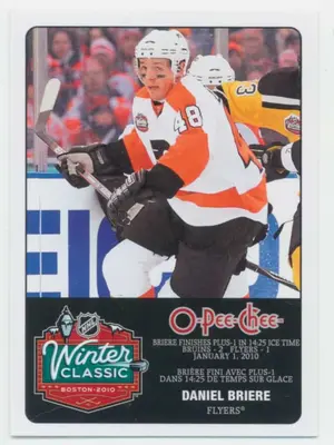 2010-11 O-PEE-CHEE - DANIEL BRIERE #WC1 WINTER CLASSIC
