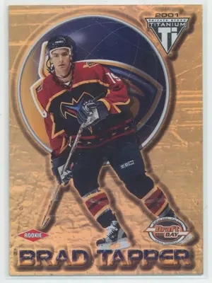 2000-01 TITANIUM DRAFT DAY EDITION - BRAD TAPPER #104 918/1000