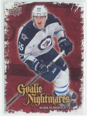 2016-17 UPPER DECK - MARK SCHEIFELE #GN-30 GOALIE NIGHTMARES