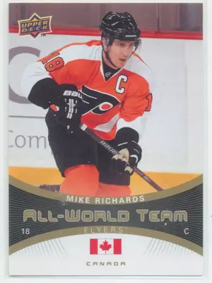 2010-11 UPPER DECK - MIKE RICHARDS #AW-7 ALL-WORLD TEAM