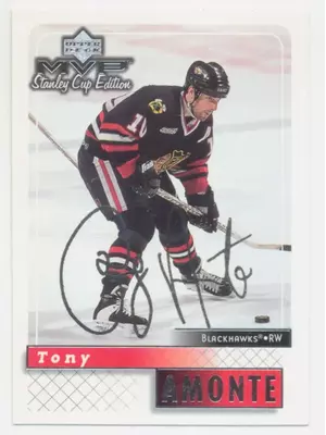 1999-00 MVP STANLEY CUP EDITION - TONY AMONTE #43 SILVER SCRIPTS