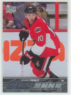 2015-16 UPPER DECK - SHANE PRINCE #218 YOUNG GUNS