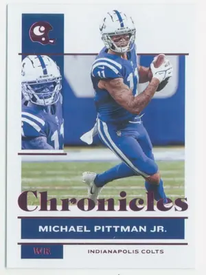 2021 Chronicles - Michael Pittman Jr. #42 Pink Parallel