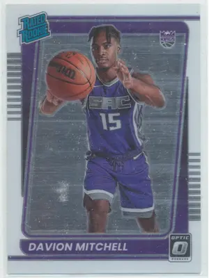 2021-22 Panini Donruss Optic - Davion Mitchell #155 Rated Rookie