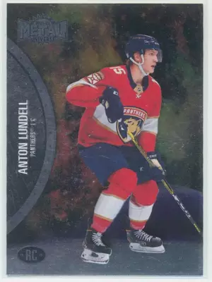 2021-22 SKYBOX METAL UNIVERSE - ANTON LUNDELL #187 ROOKIE