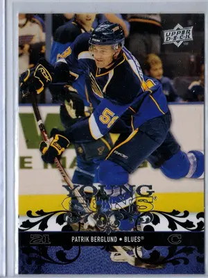 2008-09 UD Young Guns Patrik Berglund