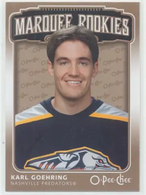 2006-07 O-PEE-CHEE - KARL GOEHRING #596 MARQUEE ROOKIE