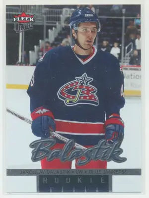 2005-06 FLEER ULTRA - JAROSLAV BALASTIK #214 ROOKIE