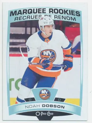 2019-20 O-PEE-CHEE - NOAH DOBSON #634 MARQUEE ROOKIES