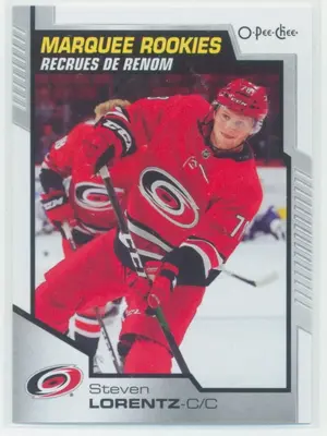 2020-21 O-PEE-CHEE - STEVEN LORENTZ #619 MARQUEE ROOKIES