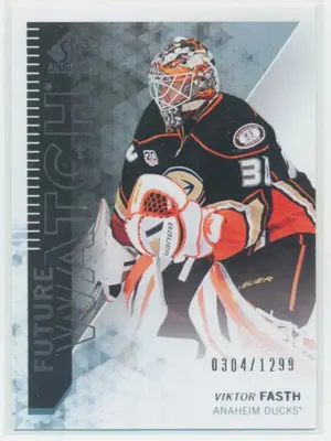 2013-14 SP AUTHENTIC - VIKTOR FASTH #255 FUTURE WATCH 304/1299