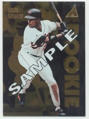 1995 Pinnacle Zenith - Curtis Goodwin #113 Sample