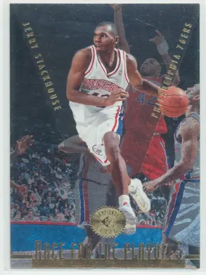1995-96 SP Championship Series - Jerry Stackhouse #137 Race for the Playoffs