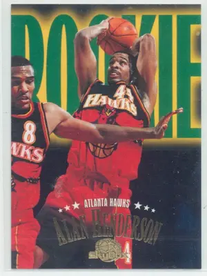 1995-96 Skybox Premium - Alan Henderson #219 Rookie