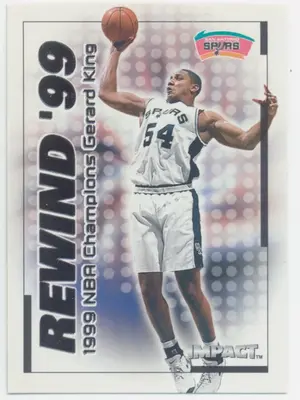 1999-00 Skybox Impact - Gerard King #9 RN Rewind '99