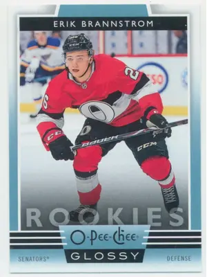 2019-20 UPPER DECK - ERIK BRANNSTROM #R-2 O-PEE-CHEE GLOSSY ROOKIES