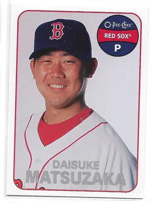 2008 Upper Deck O-Pee-Chee #OPC-DM Daisuke Matsuzaka