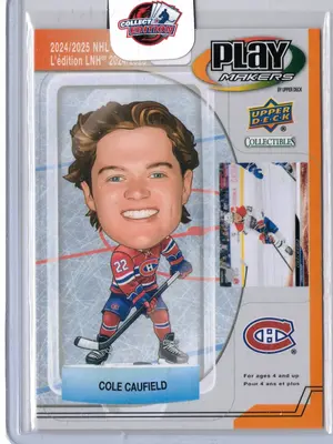 24-25 UD Ext Cole Caufield Playmakers PM-15 SSP