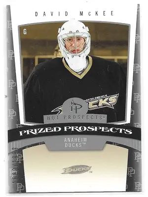 2006-07 Hot Prospects #143 David McKee RC (1680/1999)