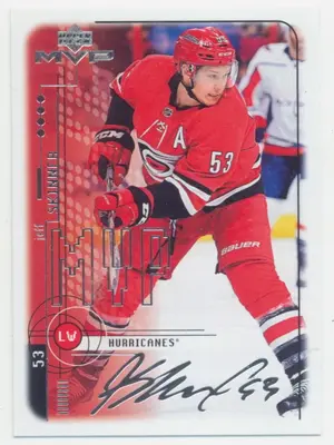 2018-19 UPPER DECK MVP - JEFF SKINNER #41 1998-99 20TH ANNIVERSARY TRIBUTE SILVER SCRIPT