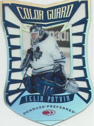 1997-98 DONRUSS PREFERRED - FELIX POTVIN #5 COLOR GUARD 354/1500