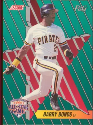 1992 Score Proctor & Gamble All-Stars - Barry Bonds #15