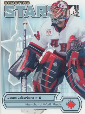 2005-06 HEROES AND PROSPECTS - JASON LABARBERA #AS-01 SHOOTING STARS