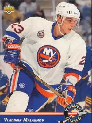 1992-93 UPPER DECK - VLADIMIR MALAKHOV #577 YOUNG GUNS