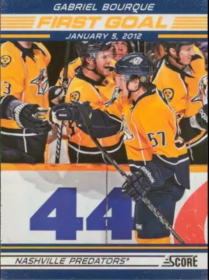 2012-13 SCORE - GABRIEL BOURQUE #FG19 FIRST GOAL