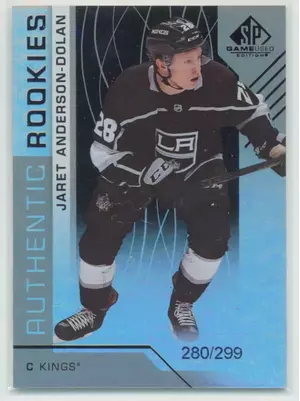 2018-19 SP GAME USED - JARET ANDERSON-DOLAN #145 ROOKIE 280/299