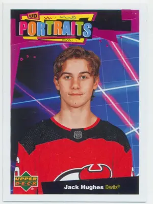 2020-21 UPPER DECK - JACK HUGHES #P-35 PORTRAITS