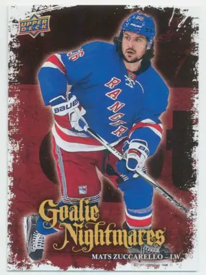 2016-17 UPPER DECK - MATS ZUCCARELLO #GN-20 GOALIE NIGHTMARES
