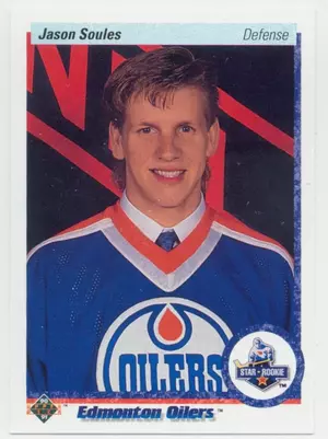 1990-91 UPPER DECK - JASON SOULES #75 STAR ROOKIE