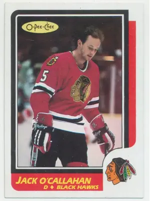 1986-87 O-PEE-CHEE - JACK O'CALLAHAN #207