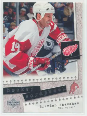 2005-06 UPPER DECK - BRENDAN SHANAHAN #HS28 HOCKEY SCRAPBOOK