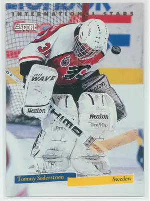 1993-94 SCORE (CDN) - TOMMY SODERSTROM #5 INTERNATIONAL STARS