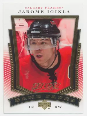 2007-08 MVP - JAROME IGINLA #GF3 GAME FACE
