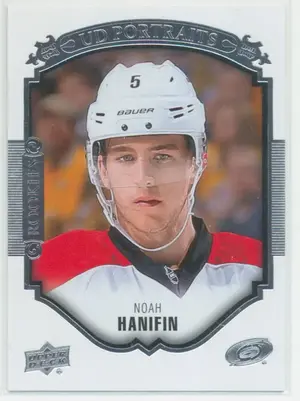 2015-16 UPPER DECK - NOAH HANIFIN #P-81 UD PORTRAITS