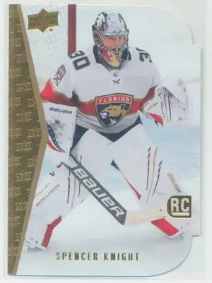 2021-22 UPPER DECK - SPENCER KNIGHT #RDT-3 ROOKIE TRIBUTE DIE CUT