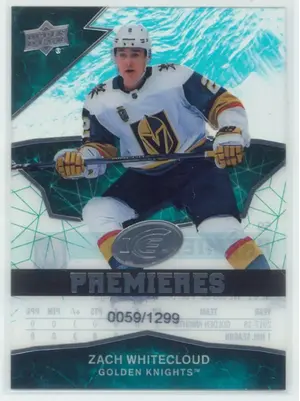 2018-19 UPPER DECK ICE - ZACH WHITECLOUD #59 ICE PREMIERES 59/1299