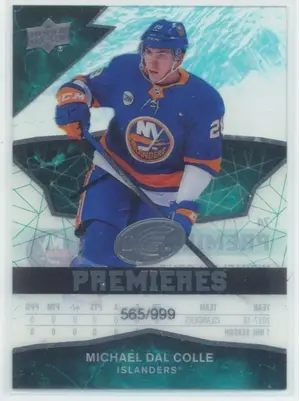 2018-19 ICE - MICHAEL DAL COLLE #74 ICE PREMIERES 565/999