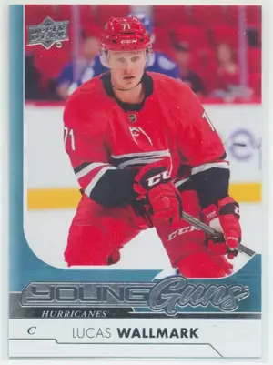 2017-18 UPPER DECK - LUCAS WALLMARK #207 YOUNG GUNS