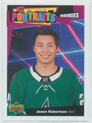 2020-21 UPPER DECK - JASON ROBERTSON #P-43 UD PORTRAITS