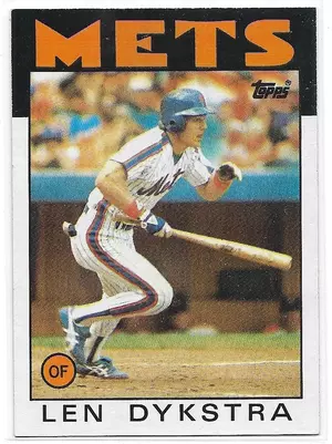 1986 Topps #53 Len Dykstra RC