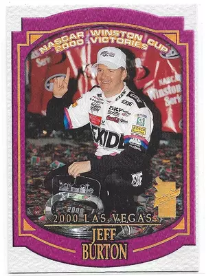 2000 Press Pass VIP Explosives #X21 Jeff Burton