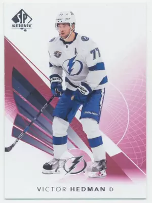 2017-18 SP AUTHENTIC - VICTOR HEDMAN #7 LIMITED RED