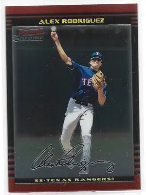 2002 Bowman Chrome #3 Alex Rodriguez