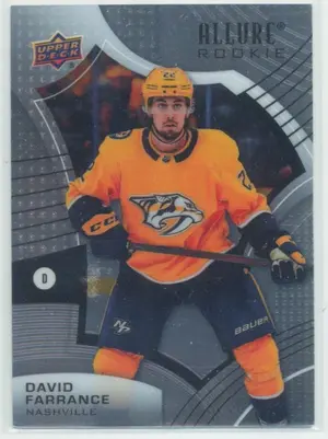 2021-22 ALLURE - DAVID FARRANCE #136 ROOKIE
